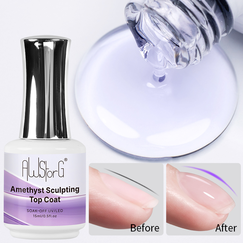 Nail Art Yellow - AWStorG 15ML Ametist Şekillendirici Üst Kat