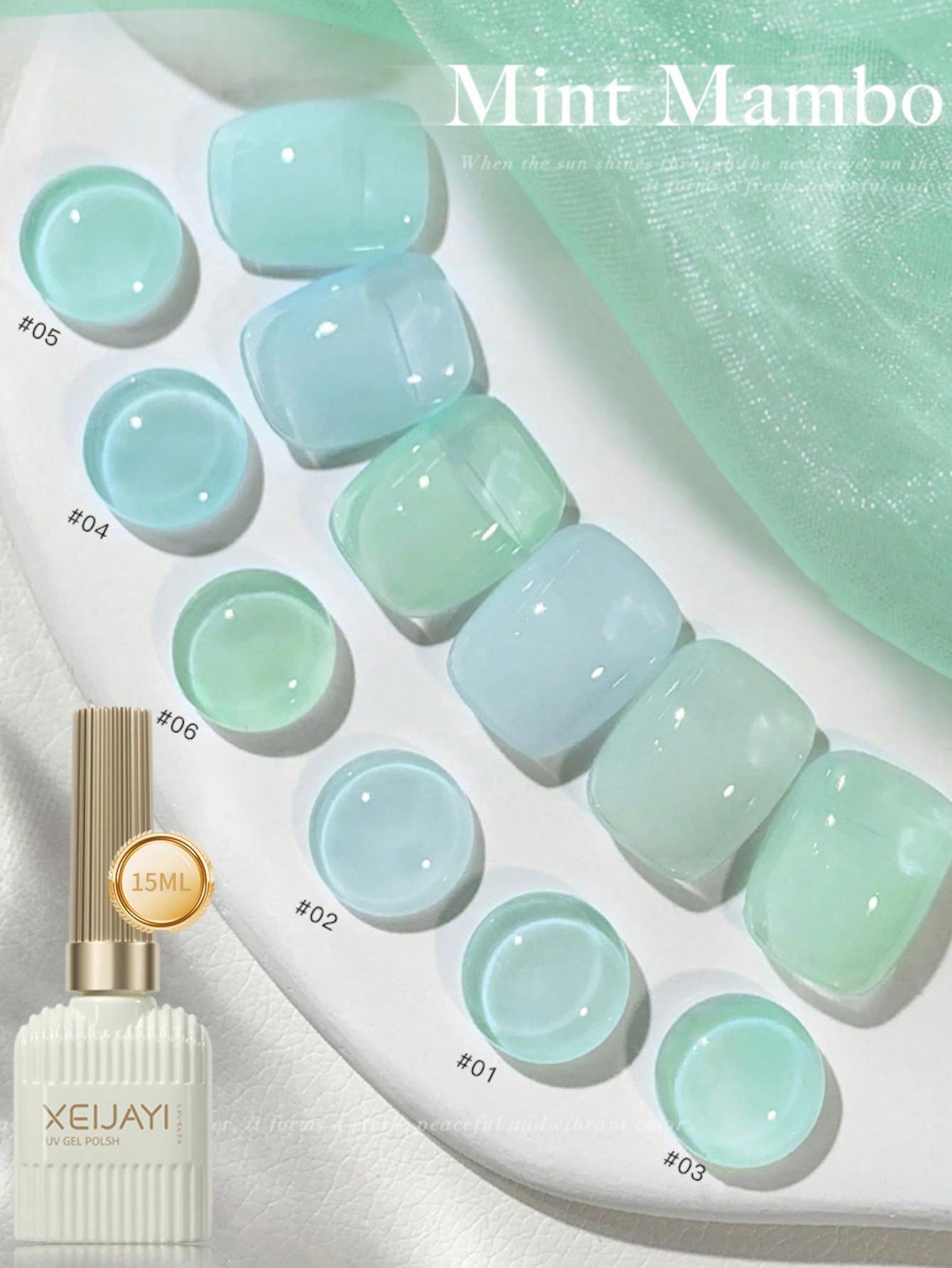 Nail Art Yellow - 1 Adet 15Ml Yeşil Jel Oje,
