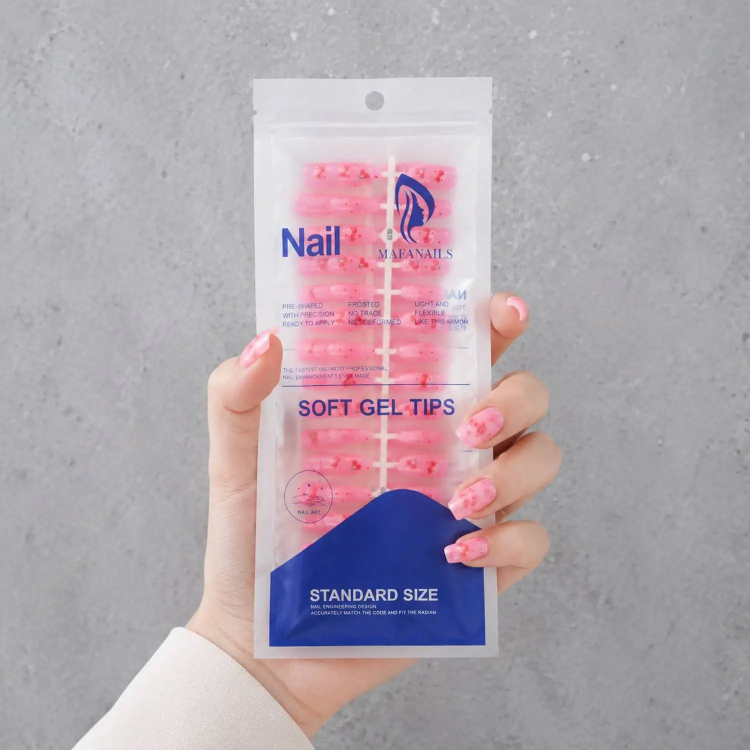 Nail Art Red Cherry - 1 Paket 3D Kirazlı Pembe Kiraz