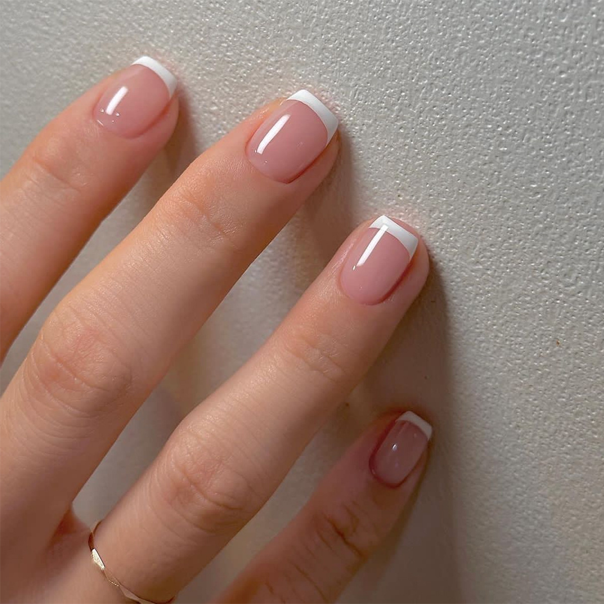 Nail Art French - 24 adet/set Kadınlar ve Kızlar için