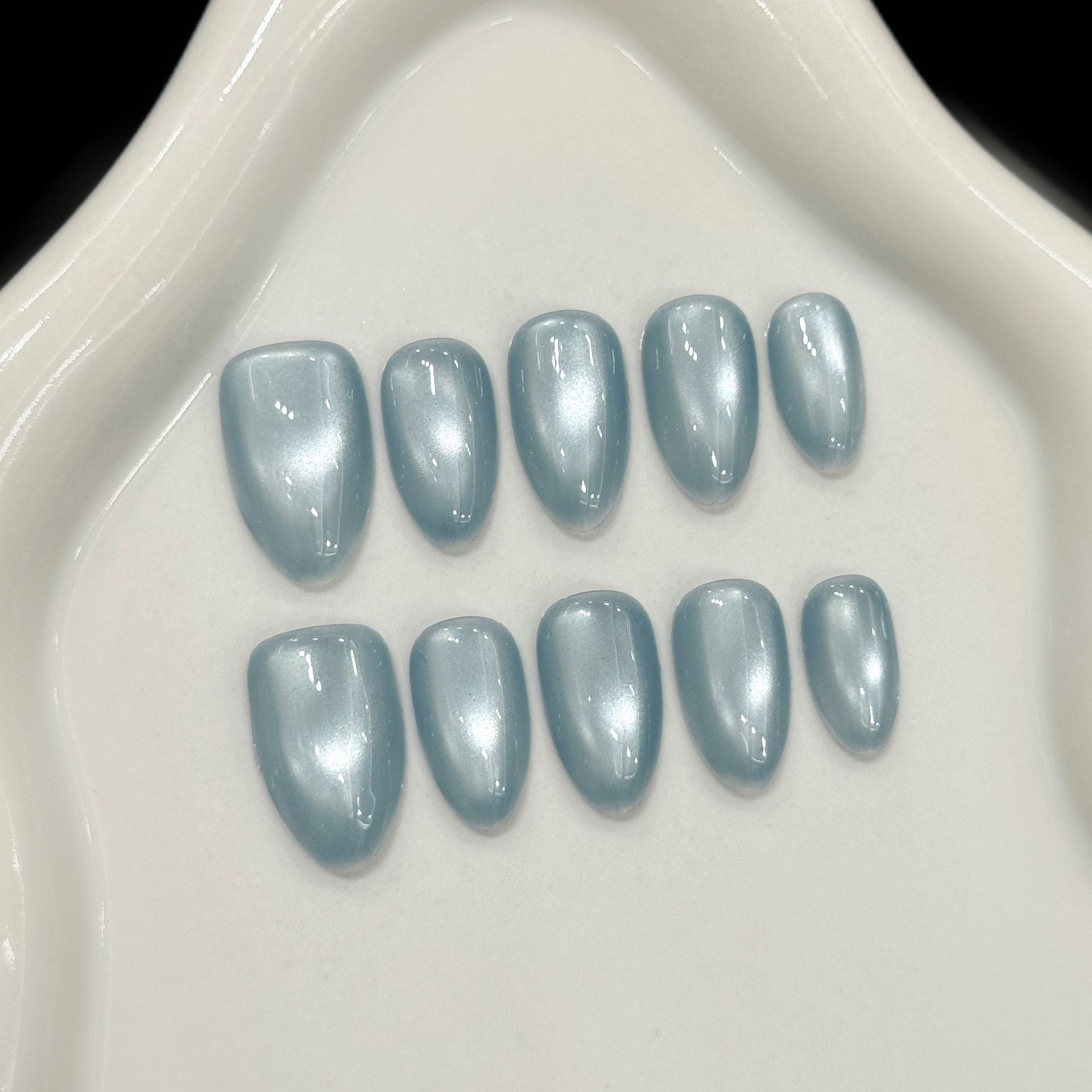 10 Adet Mavi Kedi Gözü Fransız - Nail Art French incelemesi ve fiyatı