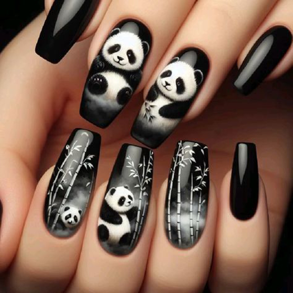 24 adet/takım kısa Orta Uzun t - Press On Nail Set incelemesi ve fiyatı