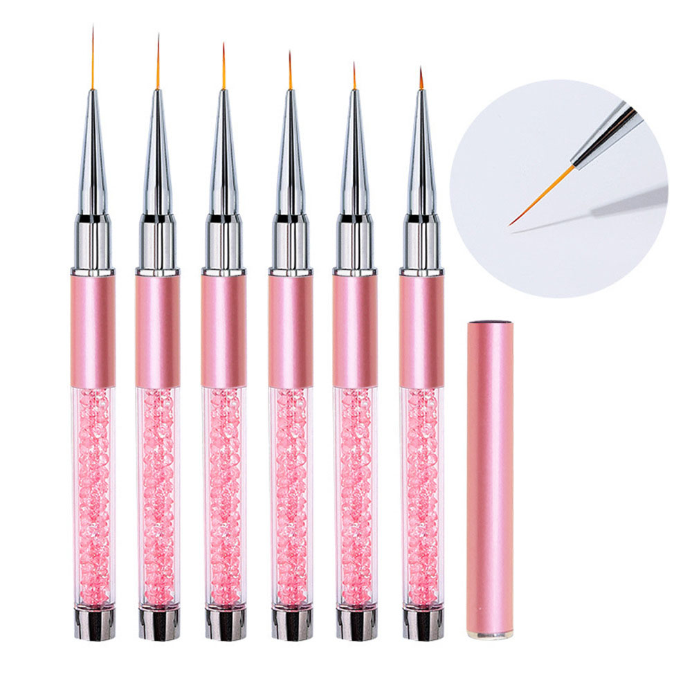 6'lı Set Akrilik Fransız Çizgi - Nail Art Kaki incelemesi ve fiyatı