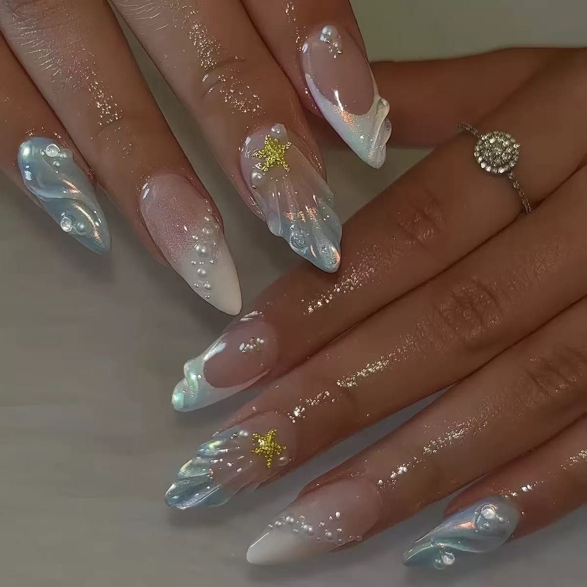 24 adet Kısa Oval 3D Jel Tırna - Nail Art French incelemesi ve fiyatı