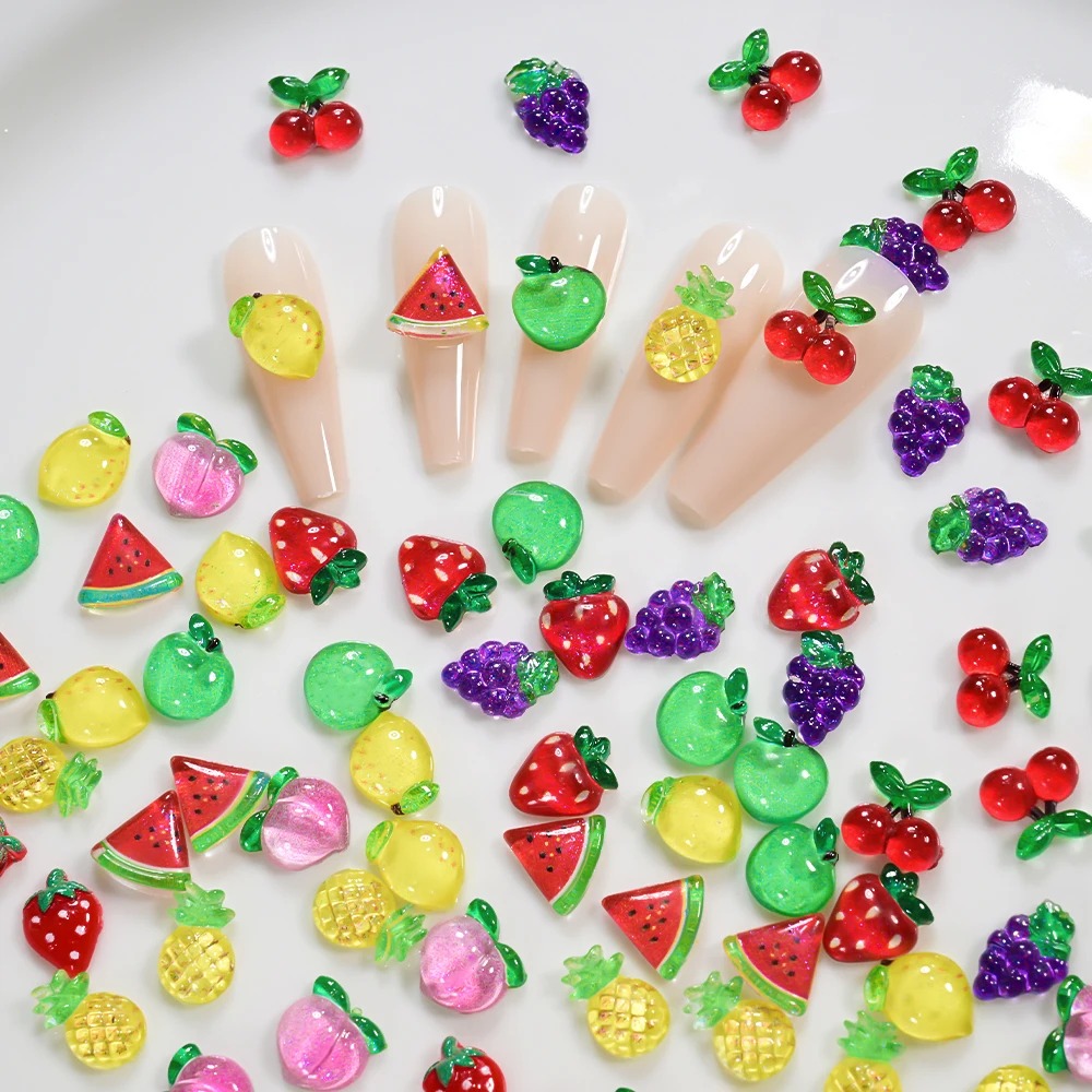 100 Adet 3D Kırmızı Kiraz Tırn - Nail Art Red Cherry incelemesi ve fiyatı