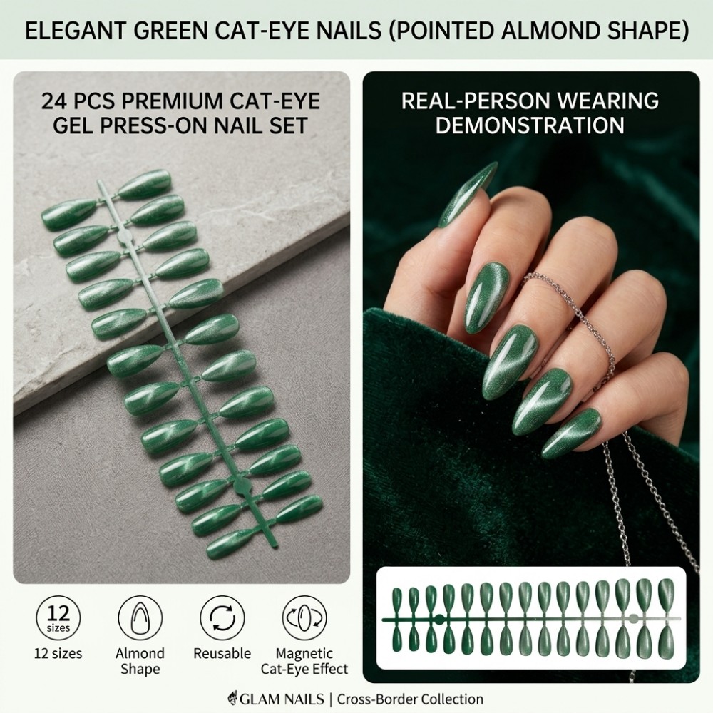 24 Adet Orman Işıltısı Koleksi - Press On Nail Set incelemesi ve fiyatı