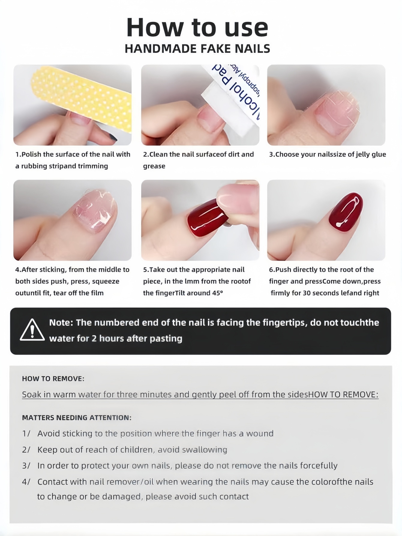10 Parçalı Set, Trapez Şekilli - Press On Nail Set incelemesi ve fiyatı