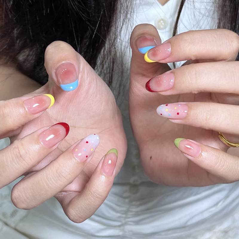 24 Adet Badem Şeklinde Takma T - Nail Art French incelemesi ve fiyatı