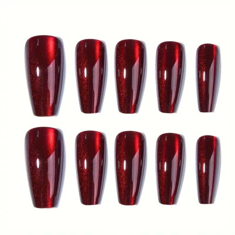 24 Adet Kırmızı Kedi Gözü Giye - Nail Art Red Cherry incelemesi ve fiyatı