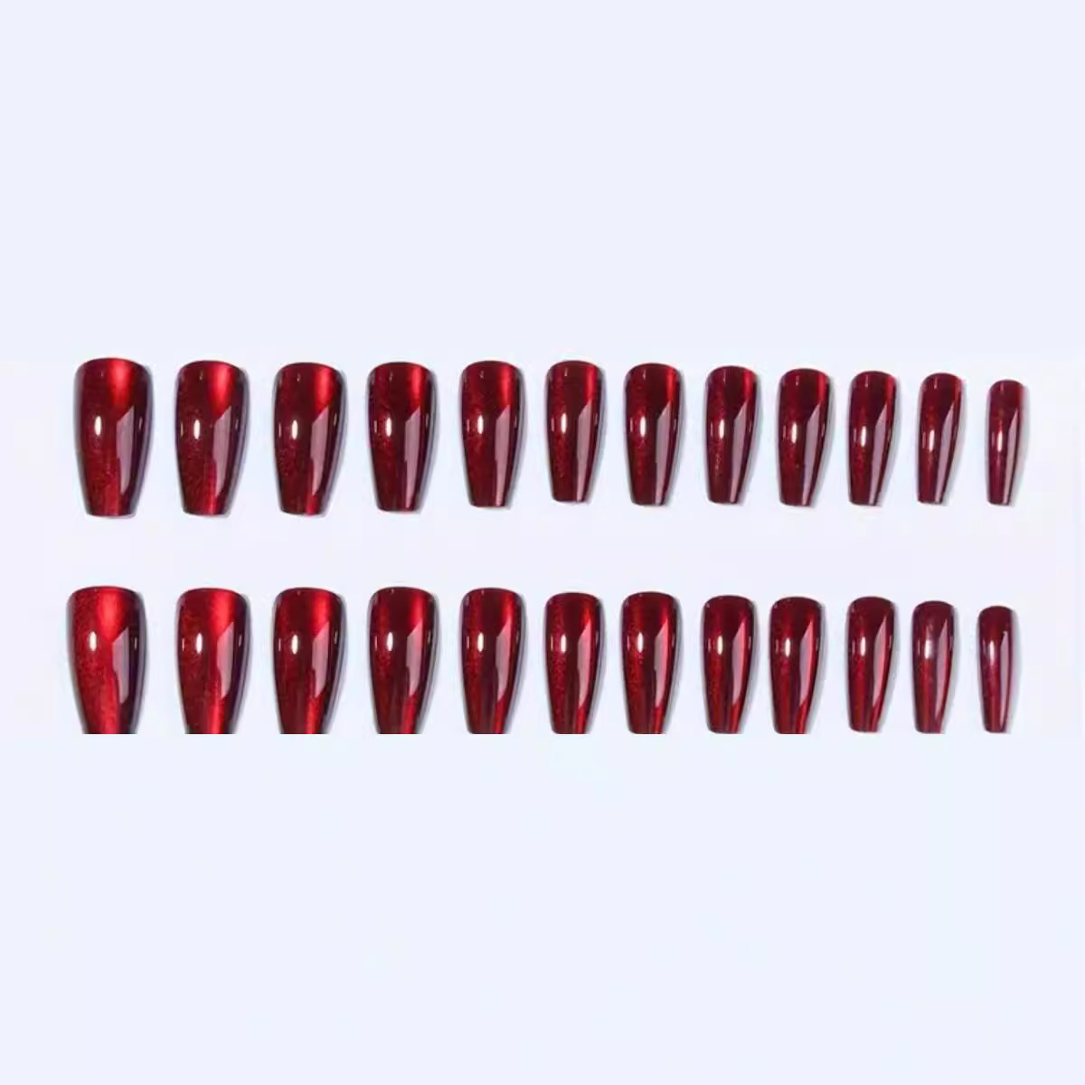 24 Adet Kırmızı Kedi Gözü Giye - Nail Art Red Cherry incelemesi ve fiyatı