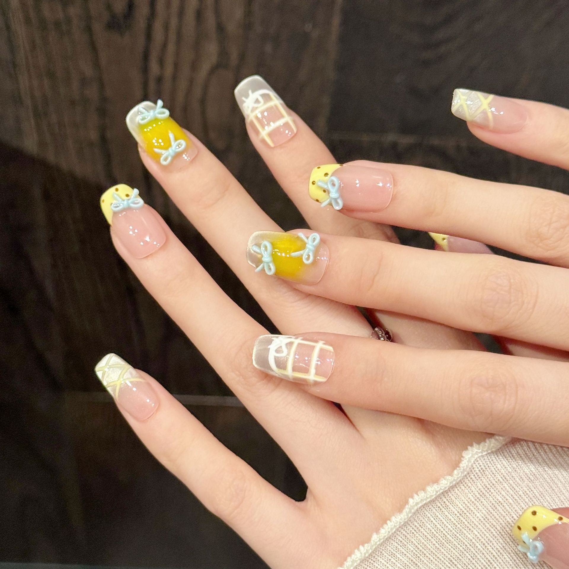 10 Adet El Yapımı Kawaii Sevim - Nail Art Yellow incelemesi ve fiyatı