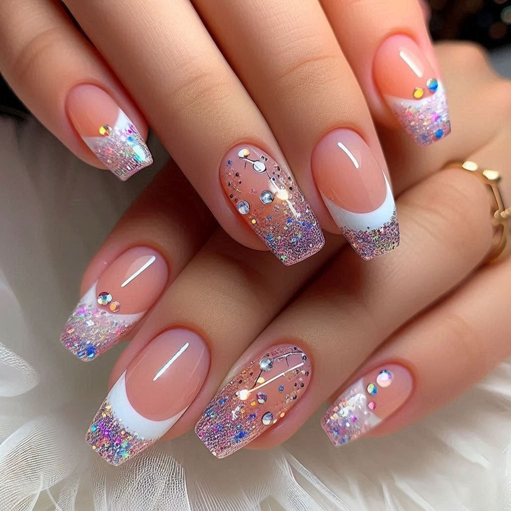24 adet/takım Kısa Orta takma  - Press On Nail Set incelemesi ve fiyatı