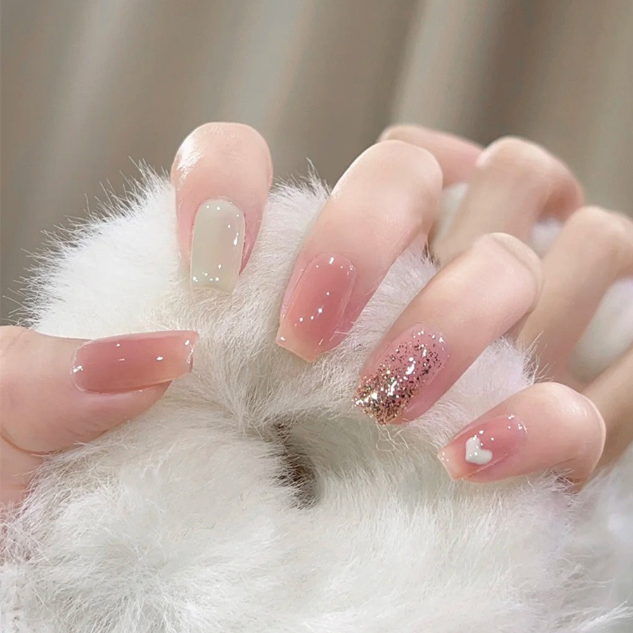 24 adet/takım Kısa Orta takma  - Press On Nail Set incelemesi ve fiyatı