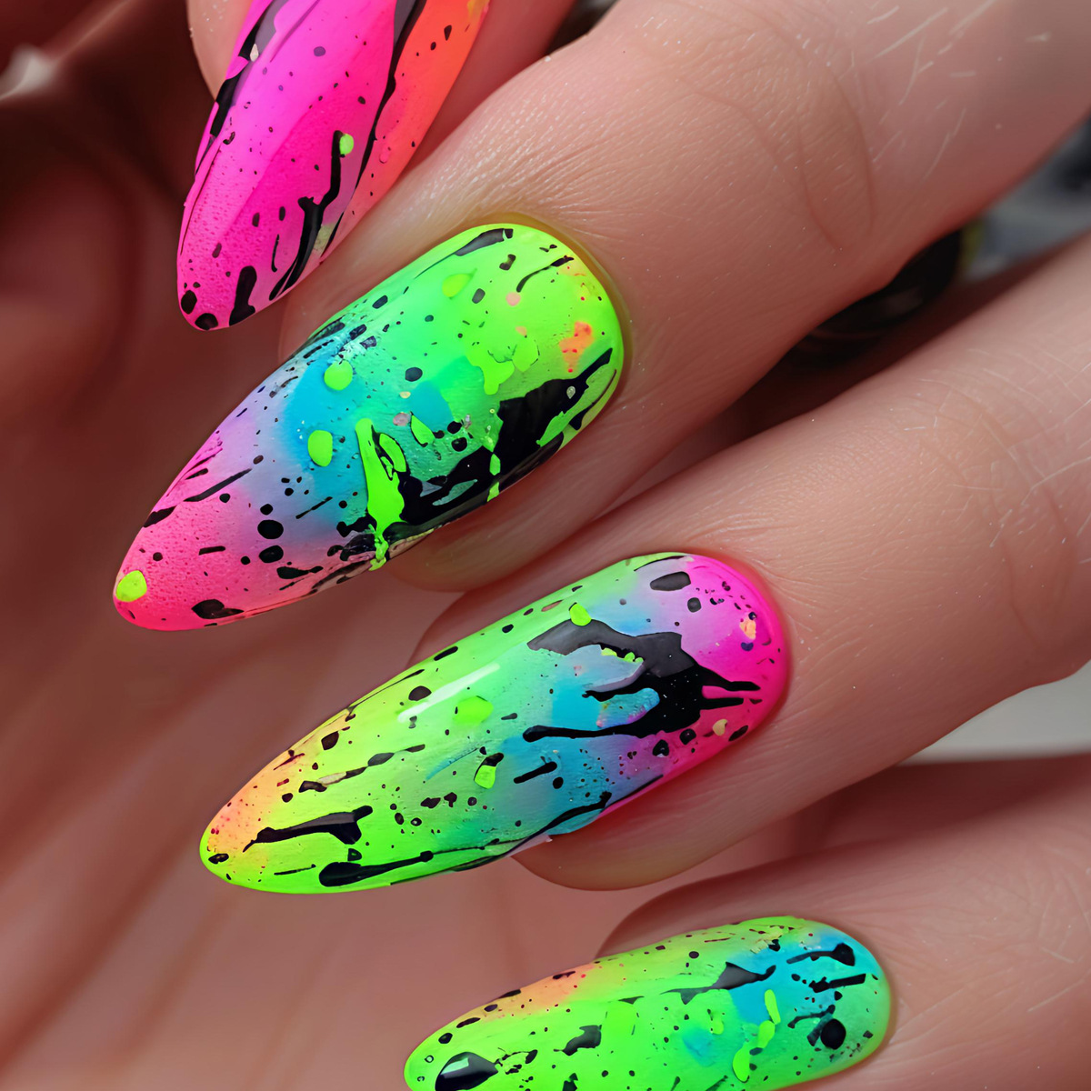 24 adet/set Kısa Orta Uzun Sah - Nail Art Yellow incelemesi ve fiyatı