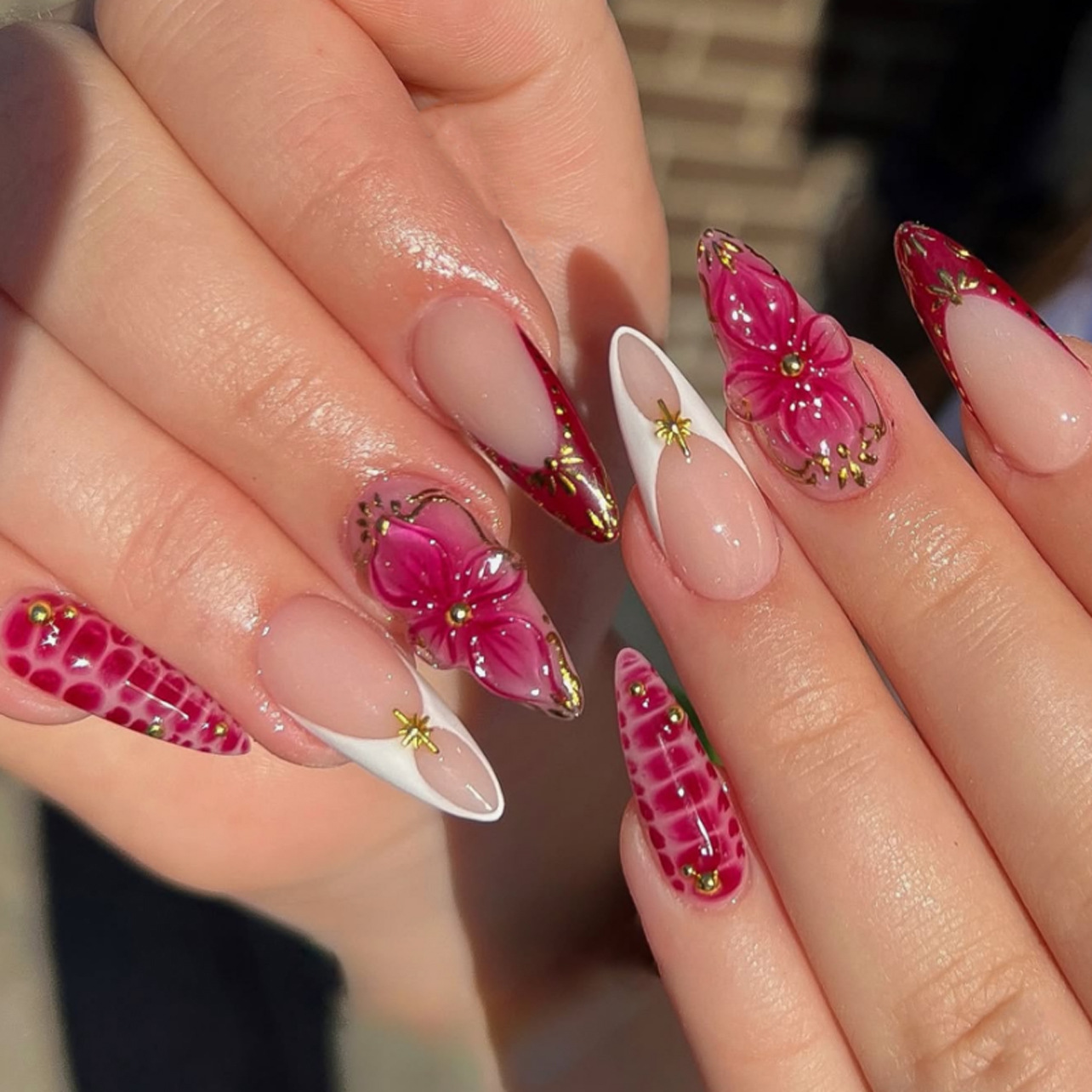 24 adet bitmiş badem şekilli t - Press On Nail Set incelemesi ve fiyatı