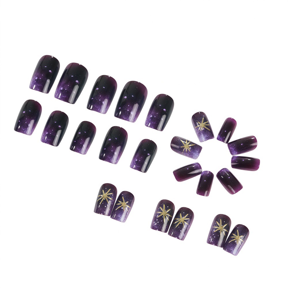Kısa orta boy takma tırnaklar, - Press On Nail Set incelemesi ve fiyatı