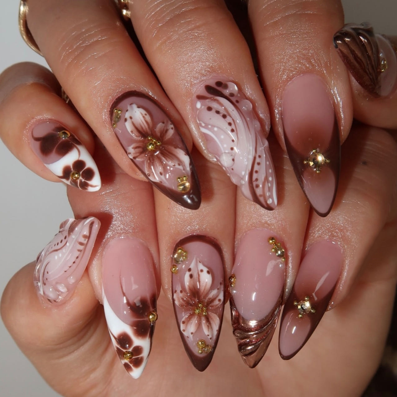 Kadınlar için orta boy takma t - Press On Nail Set incelemesi ve fiyatı