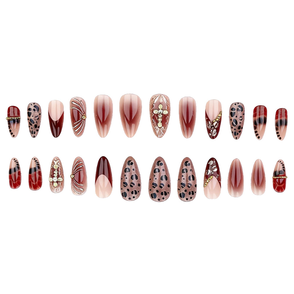 Kadınlar için orta boy takma t - Press On Nail Set incelemesi ve fiyatı