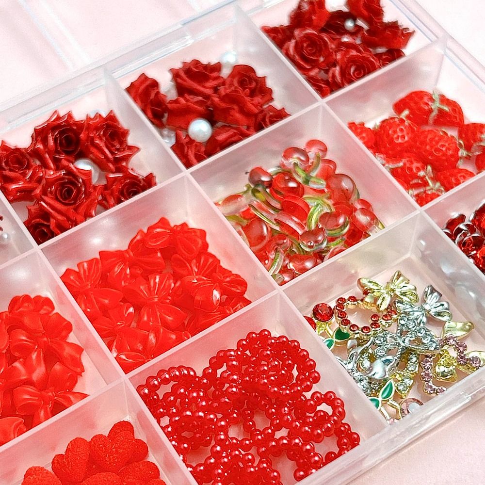 Tatlı Gül Kamelya Kalp 3D Reçi - Nail Art Red Cherry incelemesi ve fiyatı