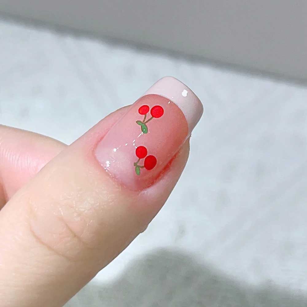 1 sayfalık 3D Tatlı Kiraz Meyv - Nail Art Red Cherry incelemesi ve fiyatı