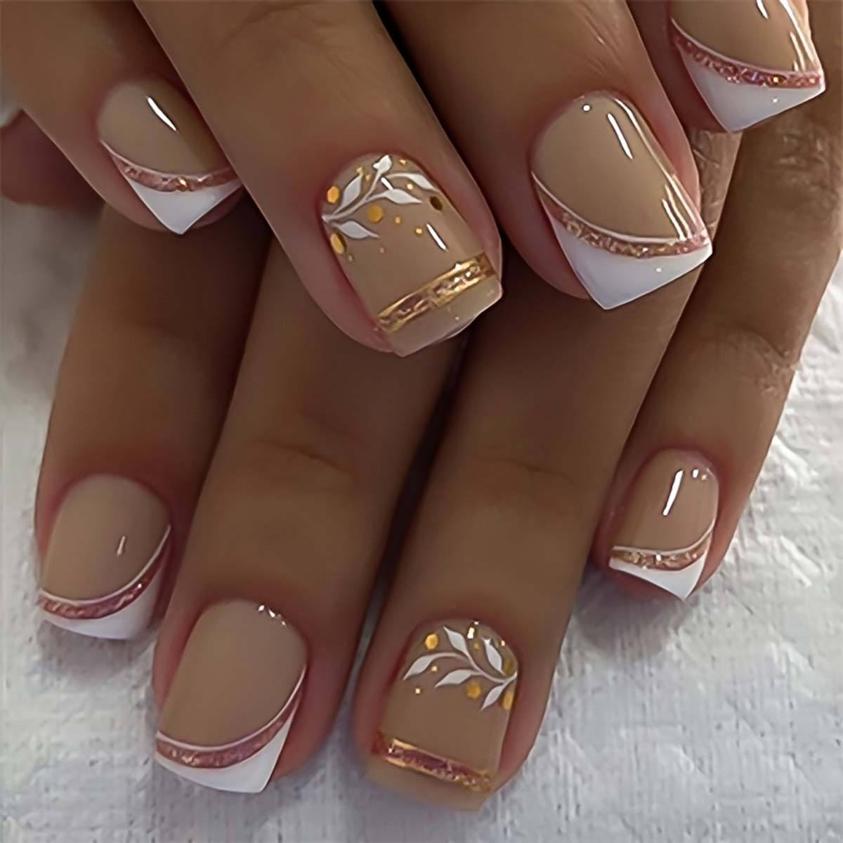 Kadınlar ve kızlar için kısa o - Press On Nail Set incelemesi ve fiyatı