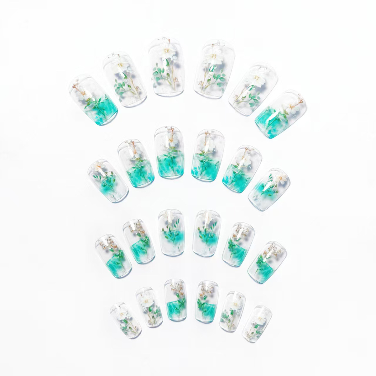 Kadınlar ve kızlar için orta b - Press On Nail Set incelemesi ve fiyatı