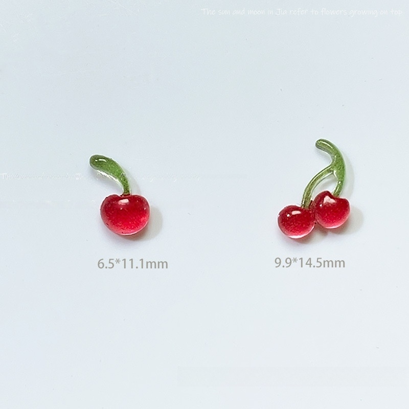 20 adet Tatlı 3D Mini Kırmızı  - Nail Art Red Cherry incelemesi ve fiyatı