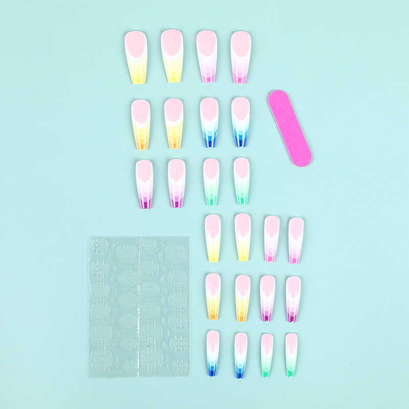 Kadınlar ve kızlar için kısa o - Press On Nail Set incelemesi ve fiyatı