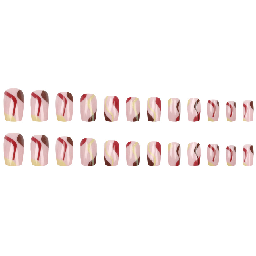 Kadınlar ve kızlar için kısa o - Press On Nail Set incelemesi ve fiyatı