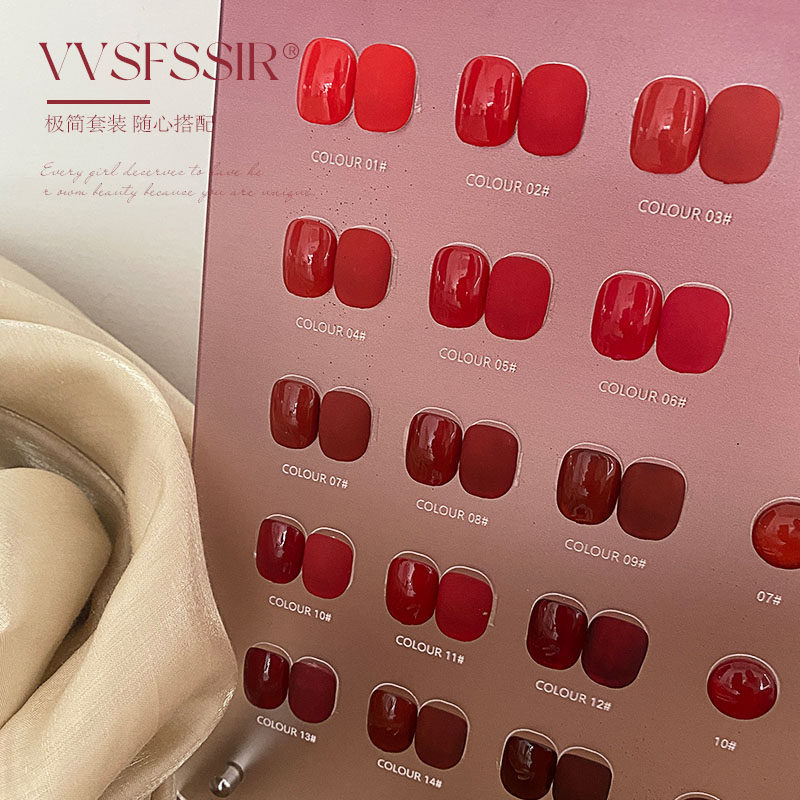 VVSFSSIR Tırnak 15 Renk Kırmız - Nail Art Red Cherry incelemesi ve fiyatı