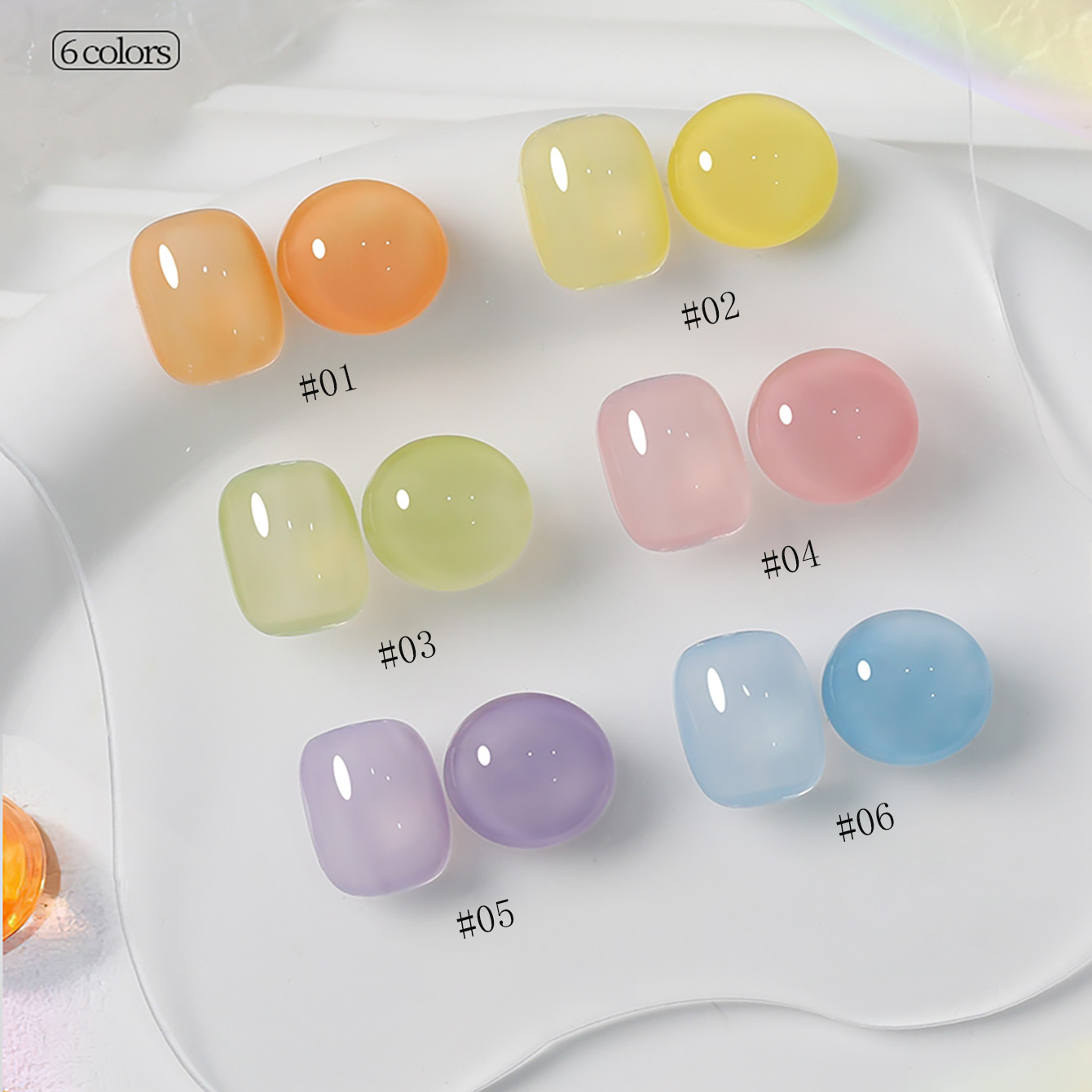 1-6 adet PSK Yeni Macaron Şeke - Nail Art Yellow incelemesi ve fiyatı