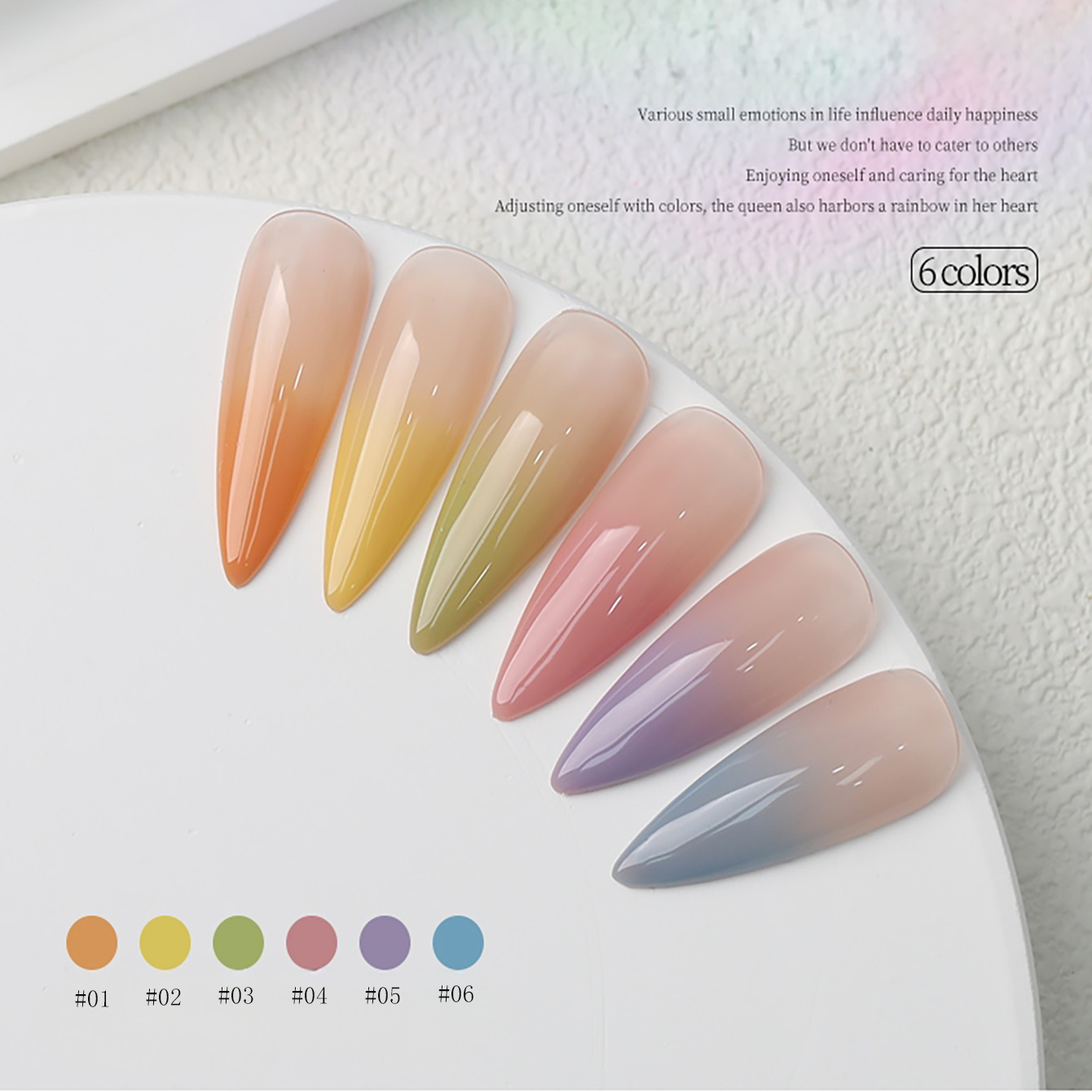 1-6 adet PSK Yeni Macaron Şeke - Nail Art Yellow incelemesi ve fiyatı