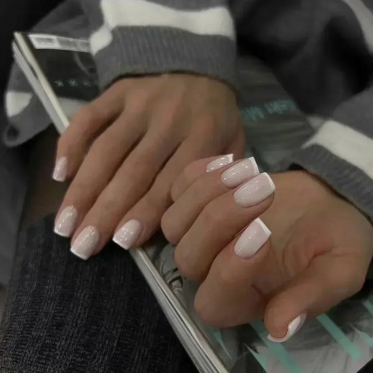 24 Adet Basit Bale Simli Çıkar - Nail Art French incelemesi ve fiyatı