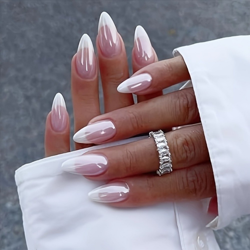 24 adet süt beyazı takma tırna - Press On Nail Set incelemesi ve fiyatı